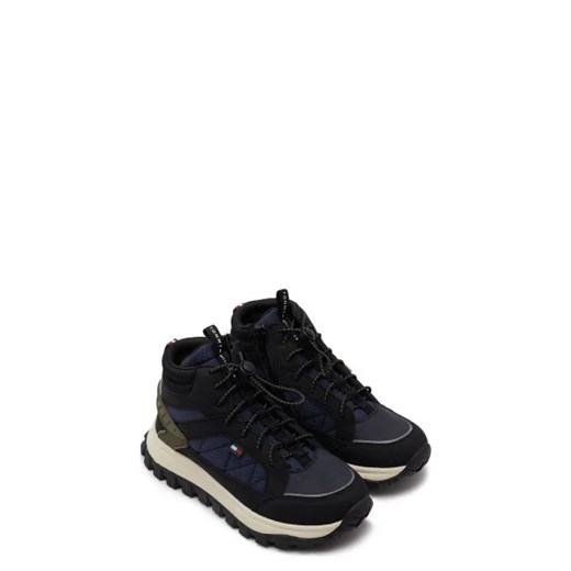 Buty sportowe dziecięce Tommy Hilfiger granatowe tkaninowe
