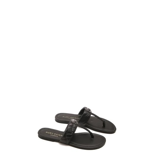 Kurt Geiger Japonki | z dodatkiem skóry Kurt Geiger 40 okazja Gomez Fashion Store