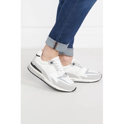 Guess Sneakersy ENNA | z dodatkiem skóry Guess 45 Gomez Fashion Store promocyjna cena