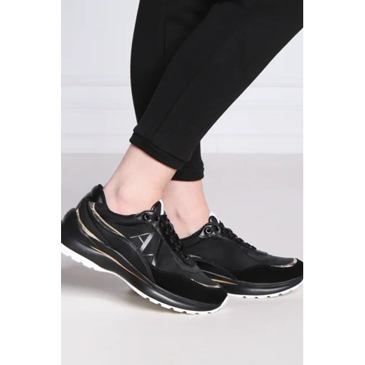 Buty sportowe damskie Armani Exchange sneakersy z tworzywa sztucznego
