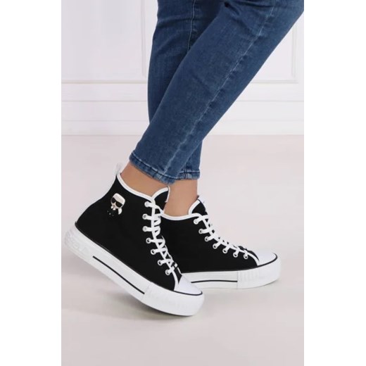 Karl Lagerfeld Trampki KAMPUS MAX Karl Ikonic Hi Lace Karl Lagerfeld 37 promocja Gomez Fashion Store