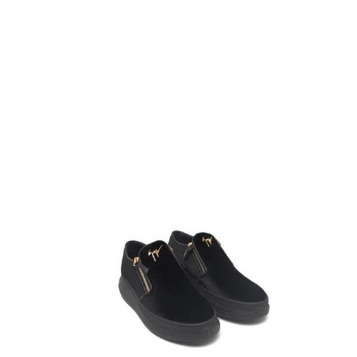 Giuseppe Zanotti Skórzane slip on Giuseppe Zanotti 45 promocyjna cena Gomez Fashion Store