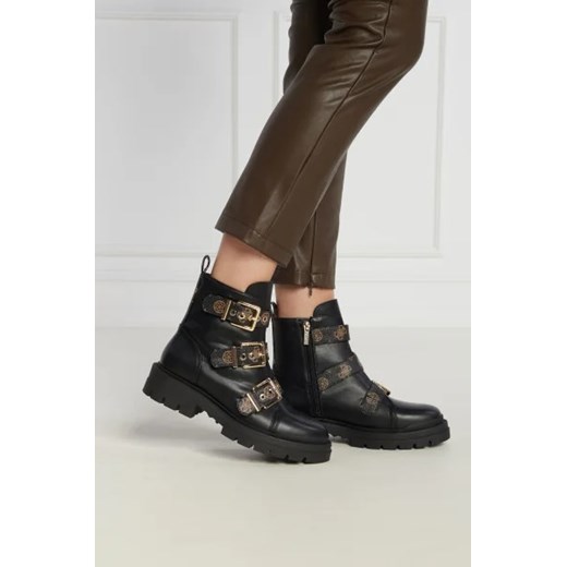 Guess Botki OBIA2 | z dodatkiem skóry Guess 36 Gomez Fashion Store