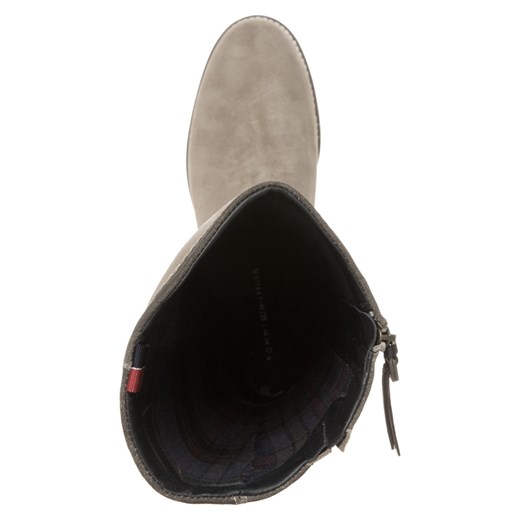 Tommy Hilfiger WERA Kozaki timber wolf zalando czarny okrągłe