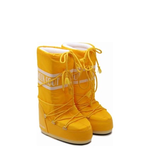Śniegowce damskie Moon Boot casual z tkaniny