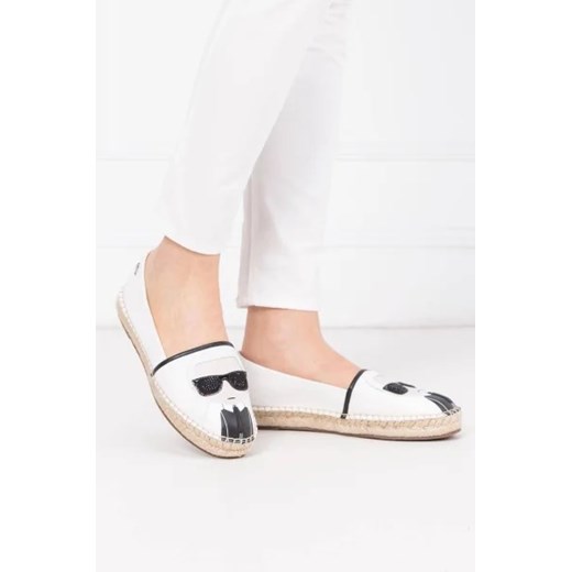 Karl Lagerfeld Espadryle | z dodatkiem skóry Karl Lagerfeld 41 okazja Gomez Fashion Store