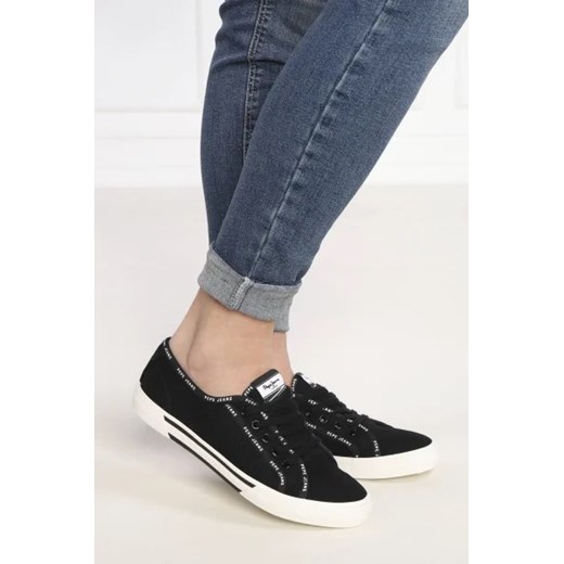 Trampki damskie Pepe Jeans z tworzywa sztucznego