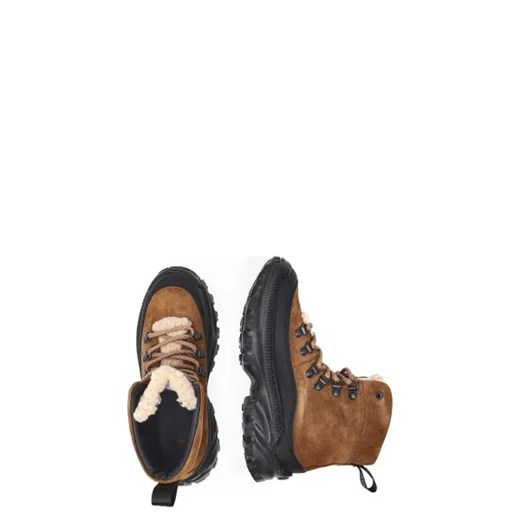 HUGO Skórzane buty trekkingowe Jace FurLaceUpB-Smix 39 Gomez Fashion Store promocja