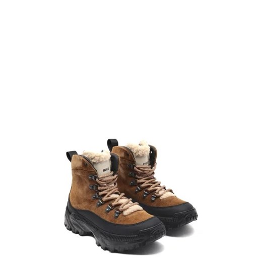 HUGO Skórzane buty trekkingowe Jace FurLaceUpB-Smix 40 wyprzedaż Gomez Fashion Store