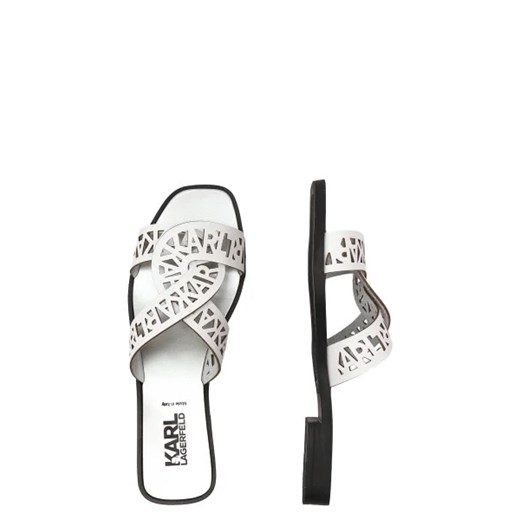 Karl Lagerfeld Skórzane klapki SKOOT Interlok Loop Karl Lagerfeld 41 okazja Gomez Fashion Store
