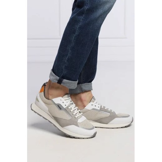 HUGO Sneakersy Icelin | z dodatkiem skóry 42 Gomez Fashion Store okazyjna cena