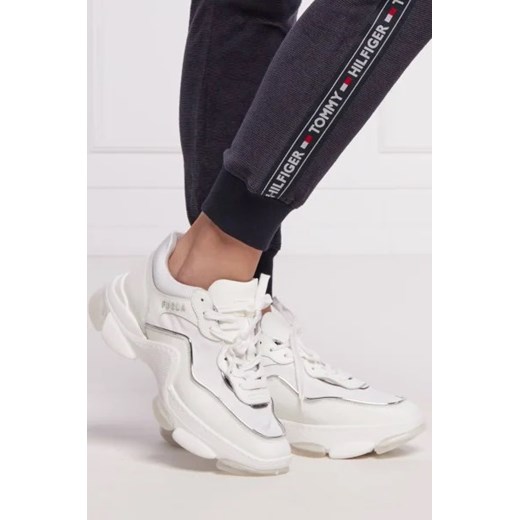 Buty sportowe damskie Furla sneakersy z tworzywa sztucznego