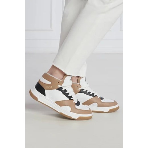 BOSS BLACK Skórzane sneakersy Baltimore Hito 40 okazyjna cena Gomez Fashion Store