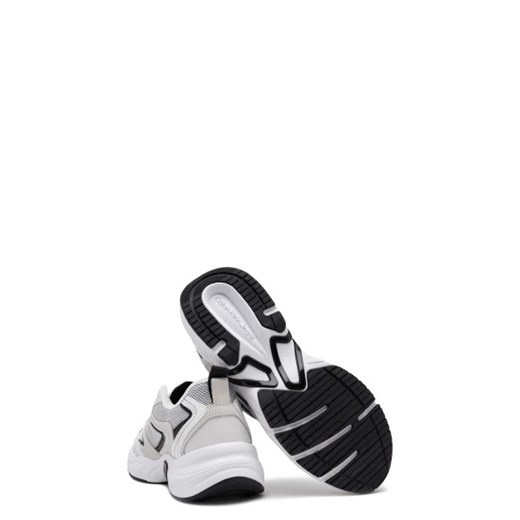 CALVIN KLEIN JEANS Sneakersy RETRO TENNIS | z dodatkiem skóry 38 okazja Gomez Fashion Store