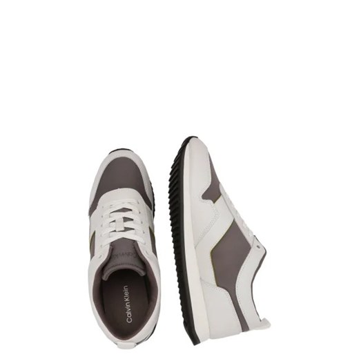 Calvin Klein Skórzane sneakersy LOW TOP LACE UP MIX Calvin Klein 41 okazyjna cena Gomez Fashion Store