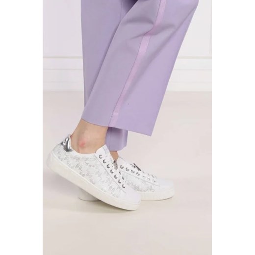 Karl Lagerfeld Skórzane trampki KUPSOLE III Mono Perf Logo Karl Lagerfeld 37 Gomez Fashion Store