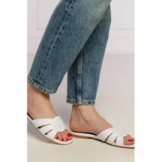 Pinko Skórzane klapki SALVIA Pinko 36 okazja Gomez Fashion Store