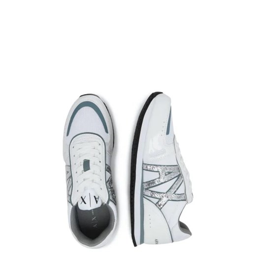 Buty sportowe damskie Armani Exchange sneakersy tkaninowe