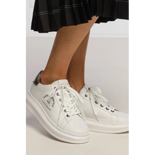 Karl Lagerfeld Skórzane trampki KAPRI Karl Lagerfeld 41 okazyjna cena Gomez Fashion Store