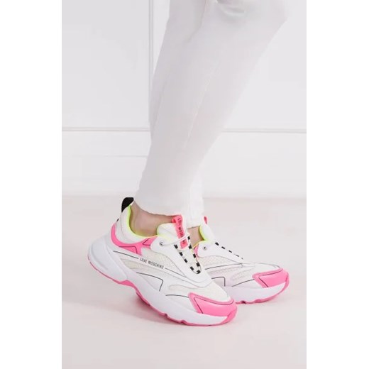 Love Moschino Sneakersy | z dodatkiem skóry Love Moschino 36 Gomez Fashion Store okazja