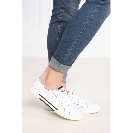 Trampki damskie Pepe Jeans z tworzywa sztucznego
