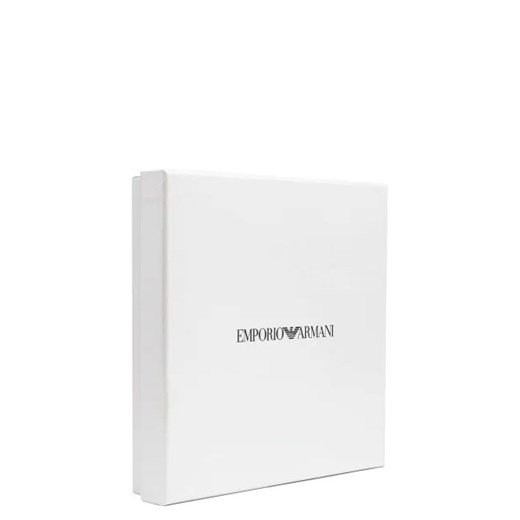 Emporio Armani Skórzany portfel + brelok Emporio Armani Uniwersalny promocja Gomez Fashion Store