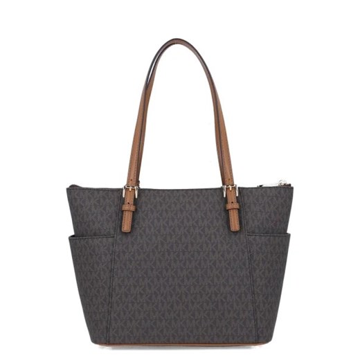 Shopper bag Michael Kors szara ze skóry