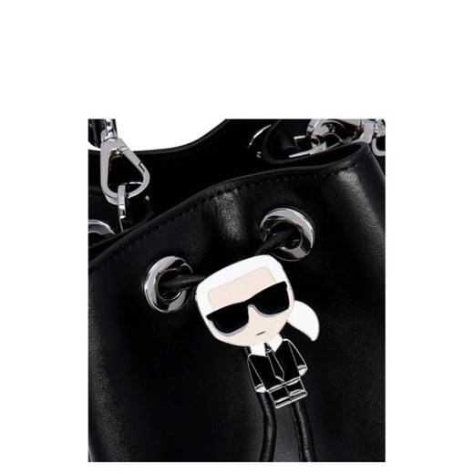 Karl Lagerfeld Skórzany worek Ikonik Karl Lagerfeld Uniwersalny promocja Gomez Fashion Store