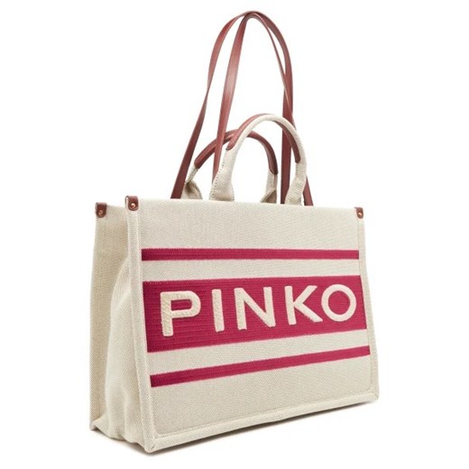 Shopper bag Pinko wakacyjna matowa duża 
