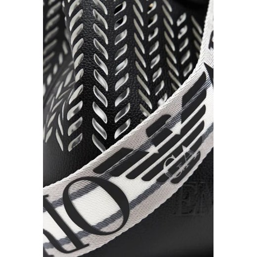 Czarna shopper bag Emporio Armani duża elegancka 