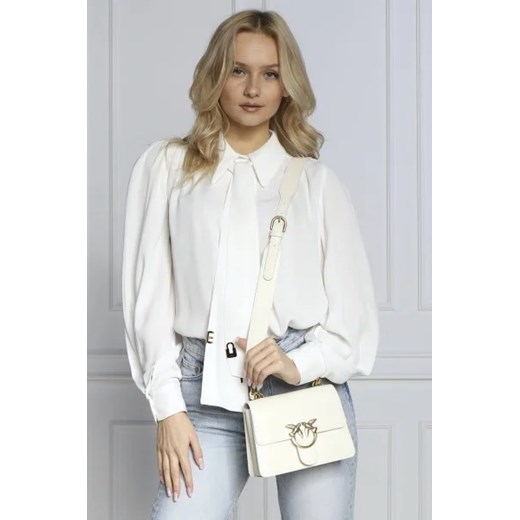 Pinko Skórzana listonoszka Love One Top Handle Mini Light Pinko OS Gomez Fashion Store