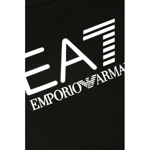 Komplet dziewczęcy czarny Emporio Armani z bawełny 