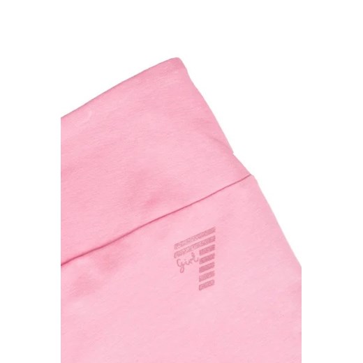 Różowe spodnie dziewczęce Emporio Armani 