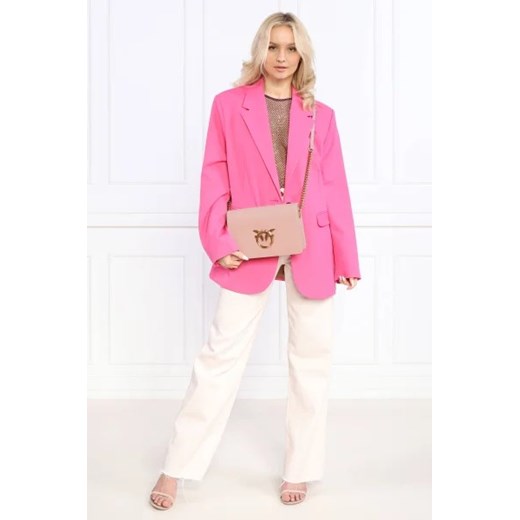 Pinko Skórzana torebka na ramię LOVE CLICK CLASSIC VITELLO SET Pinko OS promocja Gomez Fashion Store