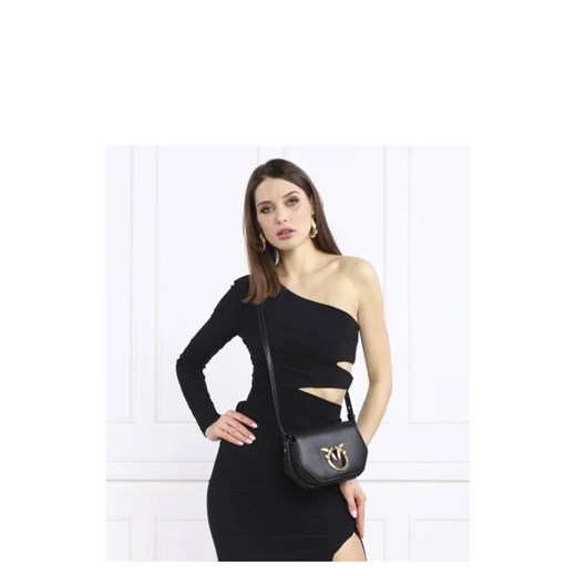 Listonoszka Pinko elegancka na ramię matowa średnia