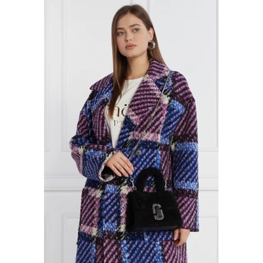 Marc Jacobs Kuferek THE MINI TOP HANDLE | z dodatkiem skóry Marc Jacobs OS wyprzedaż Gomez Fashion Store