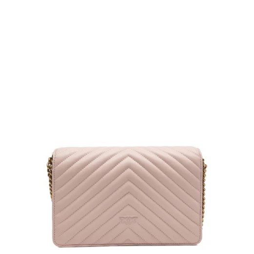 Pinko Skórzana torebka na ramię LOVE CLICK CLASSIC SHEEP NAPPA Pinko OS promocja Gomez Fashion Store