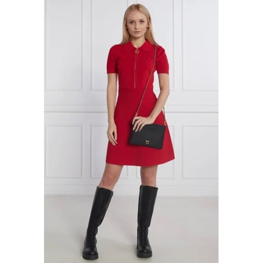 Pinko Kopertówka FLAT CLASSIC VITELLO SETA Pinko OS Gomez Fashion Store