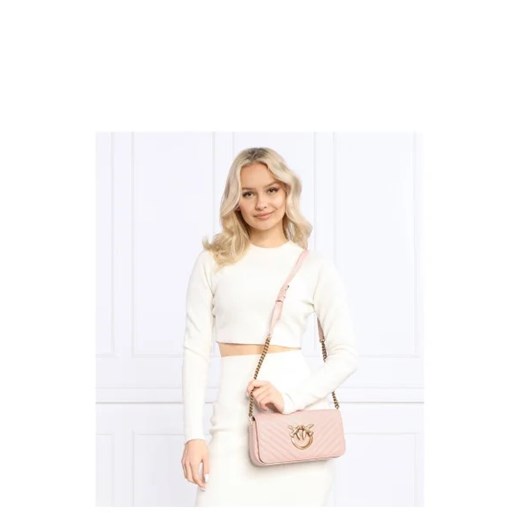 Pinko Skórzana torebka na ramię LOVE CLICK Pinko OS okazja Gomez Fashion Store