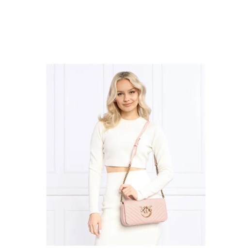 Pinko Skórzana torebka na ramię LOVE CLICK Pinko Uniwersalny okazja Gomez Fashion Store