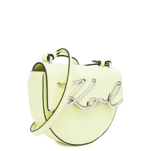 Karl Lagerfeld Skórzana listonoszka k/signature sm Karl Lagerfeld OS wyprzedaż Gomez Fashion Store