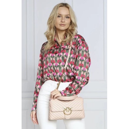 Pinko Skórzana torebka na ramię LOVE LADY PUFF CLASSIC Pinko OS promocja Gomez Fashion Store