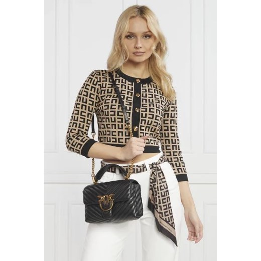 Pinko Skórzana listonoszka LOVE LADY PUFF MINI CL SHEEP N Pinko OS Gomez Fashion Store