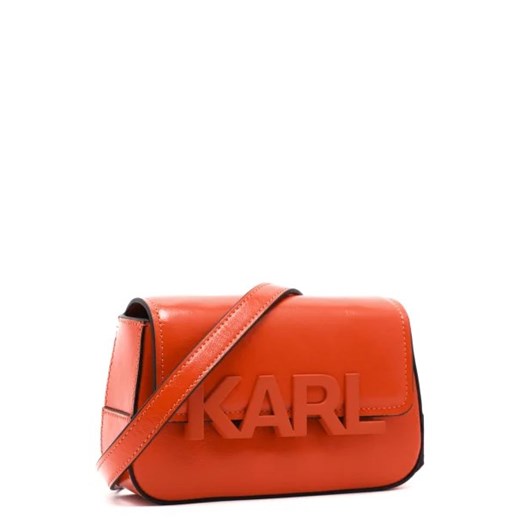 Karl Lagerfeld Skórzana saszetka nerka / listonoszka Karl Lagerfeld Uniwersalny okazyjna cena Gomez Fashion Store
