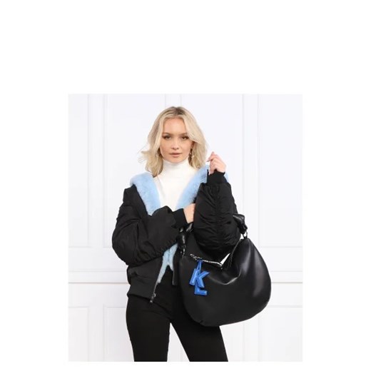 Karl Lagerfeld Skórzana torebka na ramię Karl Lagerfeld Uniwersalny okazyjna cena Gomez Fashion Store