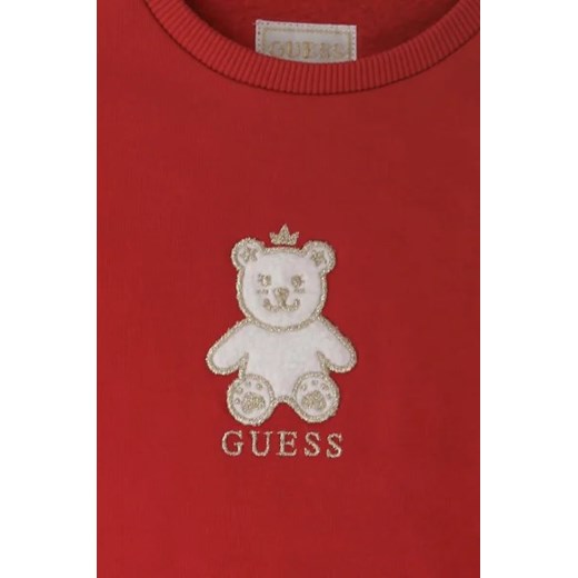 Bluzka dziewczęca Guess bawełniana