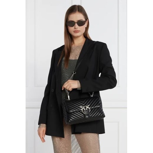 Pinko listonoszka skórzana elegancka