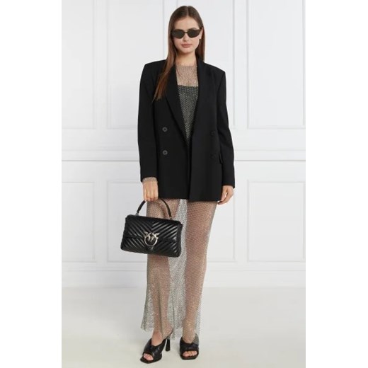 Pinko listonoszka średnia czarna elegancka