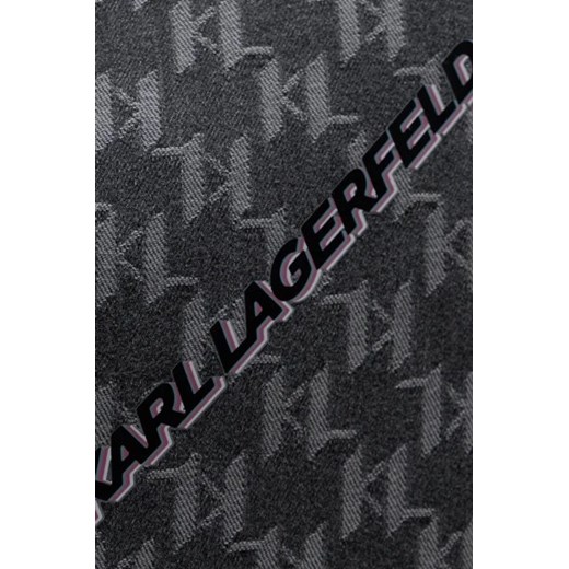 Karl Lagerfeld Shopperka K/MONOGRAM DNM | z dodatkiem skóry Karl Lagerfeld Uniwersalny okazyjna cena Gomez Fashion Store
