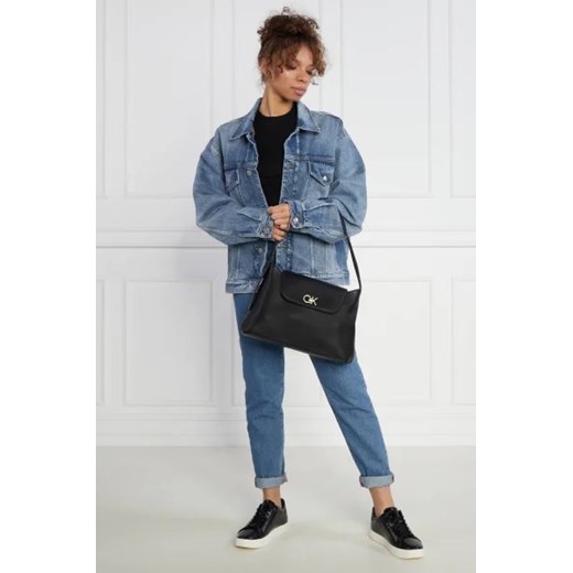 Calvin Klein Torebka na ramię RE-LOCK TOTE MD Calvin Klein OS wyprzedaż Gomez Fashion Store